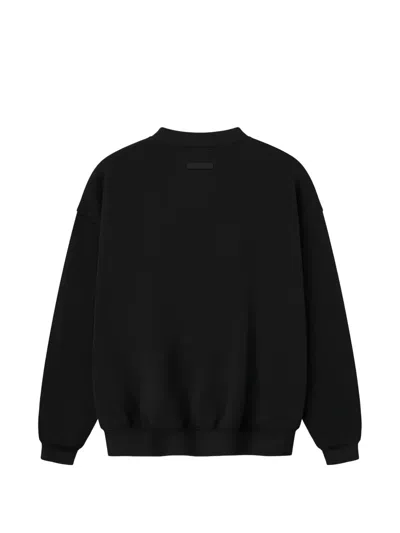 Essentials Logo-print Sweatshirt In Black