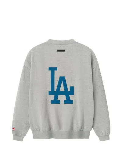 Essentials Logo-print Sweatshirt In Gray