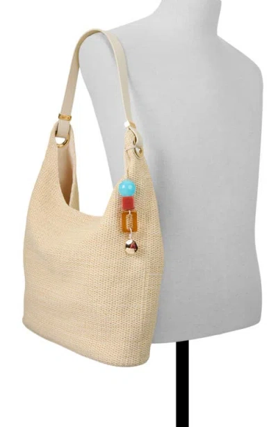 Ted Baker Perry Woven Tote In White/bone