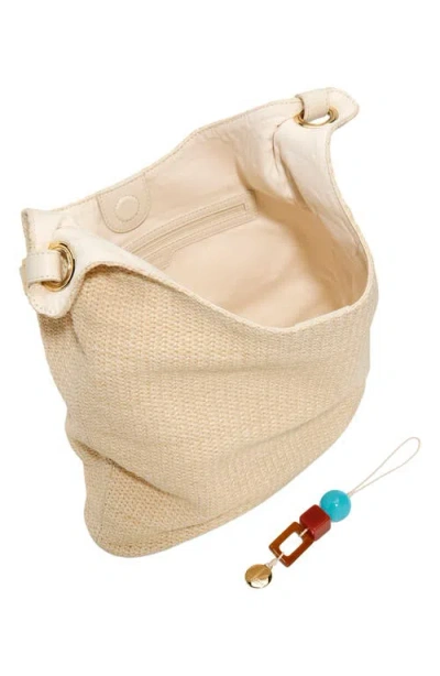 Ted Baker Perry Woven Tote In White/bone