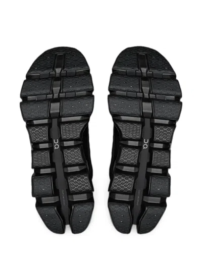 On Running Black Polyester Rubber Cloudswift Amp 1 Sneakers In Black