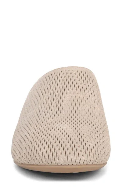 Vionic Opal Perforated Mule In Lucid Beige Suede