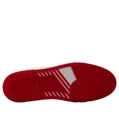 Louis Vuitton Trainer Sneaker 'red' In Multi