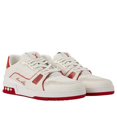 Louis Vuitton Trainer Sneaker 'red' In Multi