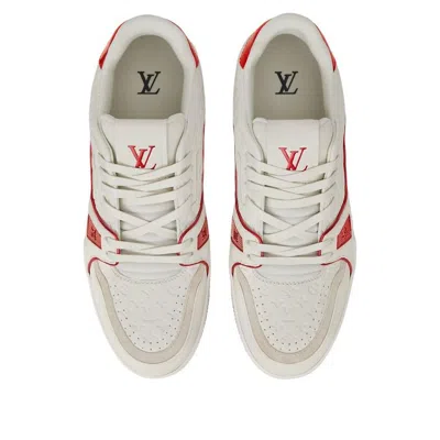 Louis Vuitton Trainer Sneaker 'red' In Multi