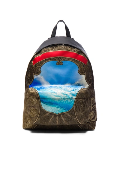 Givenchy Baroque Wave-print Canvas Backpack, Multicolor, Multi Colors