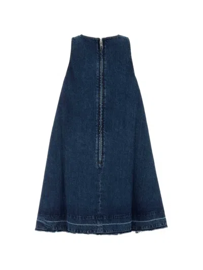 Givenchy A-line Mini Dress In Blue