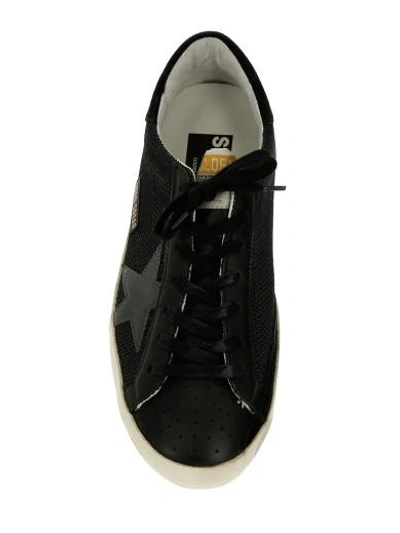 Shop Golden Goose Super Star Low-top Sneakers In Black Cord