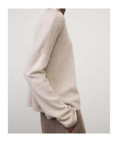Lisa Yang Heidi Sweater In Sand Cashmere In Neutral