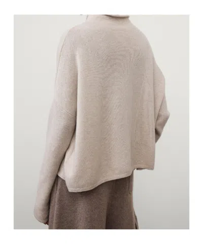 Lisa Yang Heidi Sweater In Sand Cashmere In Neutral