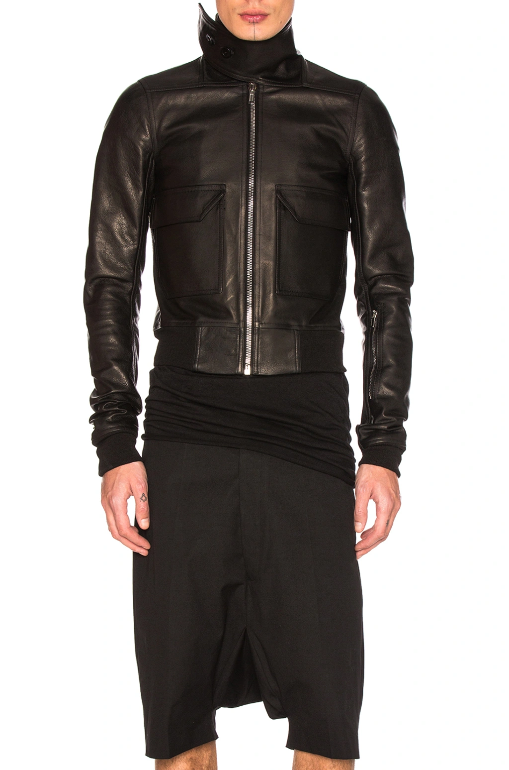 Rick Owens ブラック ストール Glitter Rick Owens Glitter Trench In Black. | ModeSens