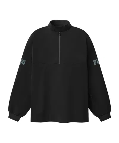 Essentials Half Zip Track Jacket In Black