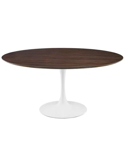 Modway Lippa 60in Dining Table In Brown