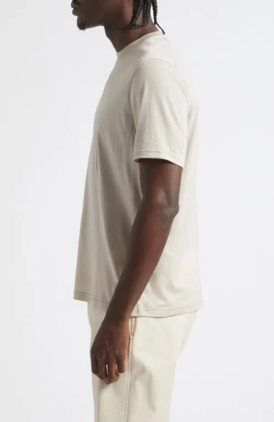 Herno Solid Wool Jersey Crewneck T-shirt In Neutral