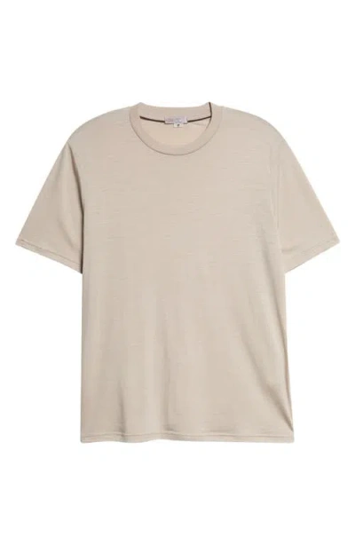Herno Solid Wool Jersey Crewneck T-shirt In Neutral