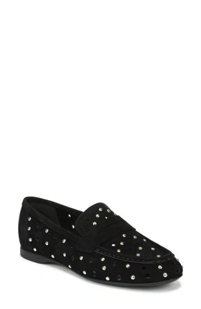 Naturalizer Bloom Stud Penny Loafer In Black