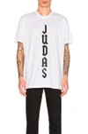 GIVENCHY GIVENCHY JUDAS TEE IN WHITE. ,17J7144651