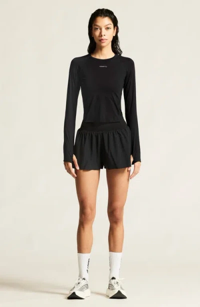 Craft Hypervent Long Sleeve Top In Black