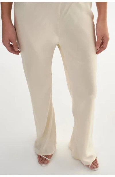 Lamarque Emile | Pull-on Satin Pants In Neutral