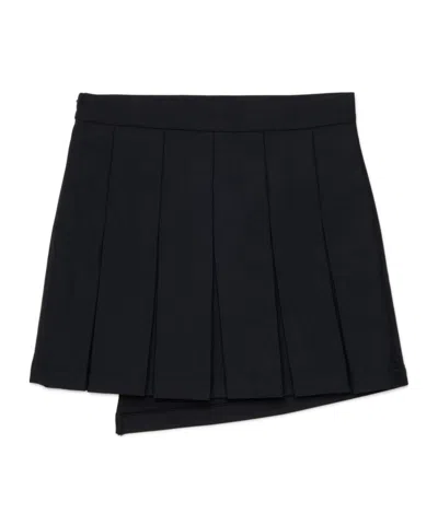 Diesel 플리츠 비대칭 스커트 In Black