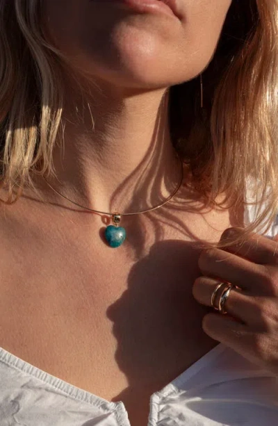 Thatch Gemma Bail Charm In Apatite