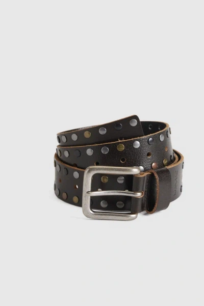 Levi's Marco Riveted Infinity Belt In Black