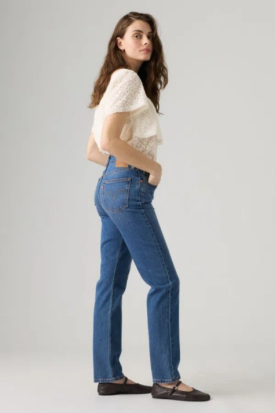 Levi's 501 Original Jeans In Medium Wash / Array Away