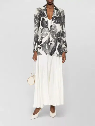 Alysi Single Breasted Jacket All Over Print In Multi