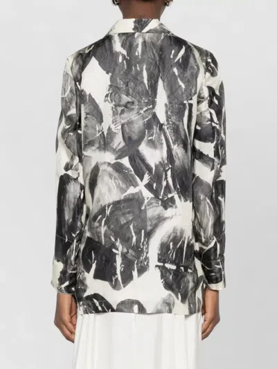 Alysi Single Breasted Jacket All Over Print In Multi