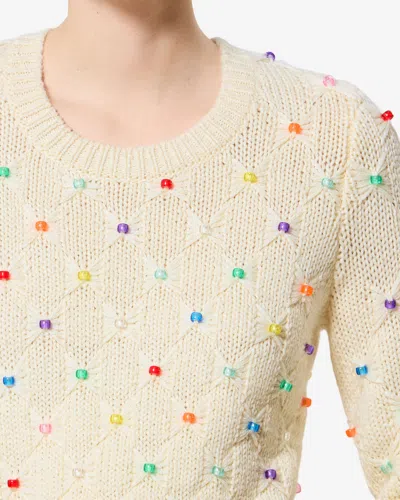 Isabel Marant Étoile Priyanka Pullover In Ecru-multicolore