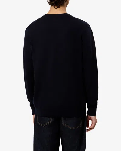 Isabel Marant Pullover Evans In Midnight/light Grey
