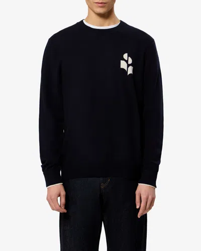 Isabel Marant Pullover Evans In Midnight/light Grey