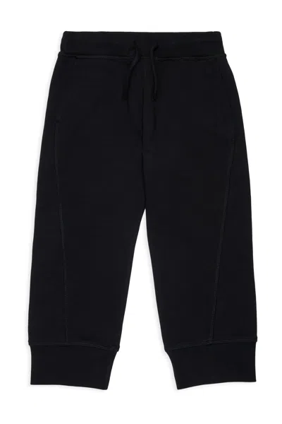 Dsquared2 Logo-print Drawstring Track Pants In Black