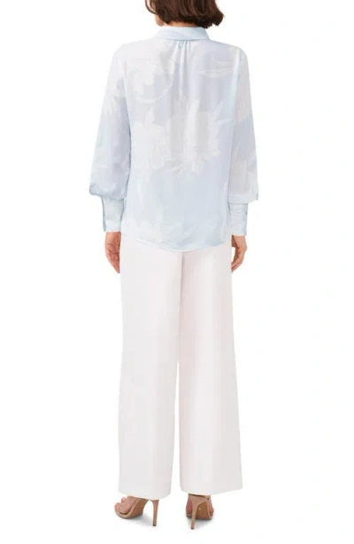 Halogen ® Solid Button-up Shirt In Blooming Blue