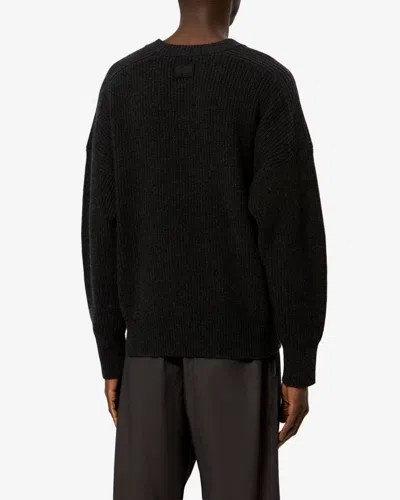Isabel Marant Larry Pullover In Dark Gray