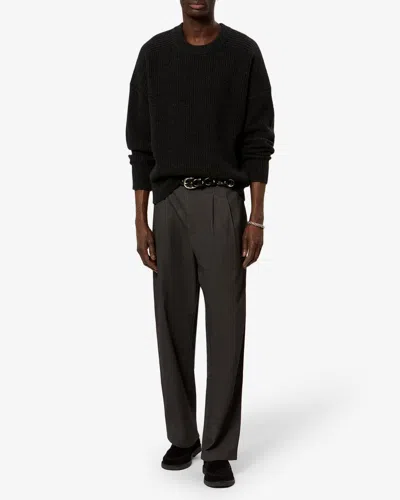 Isabel Marant Larry Pullover In Dark Gray