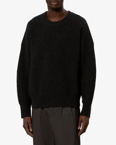 Isabel Marant Larry Pullover In Dark Gray