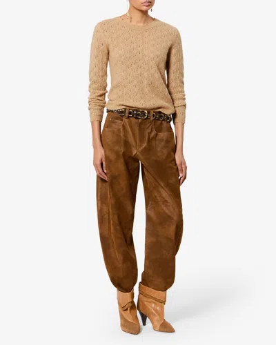 Isabel Marant Étoile Obeline Pullover In Camel