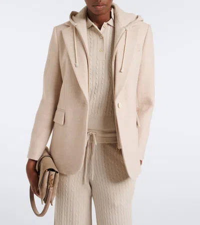 Eleventy Wool Jacket In Beige