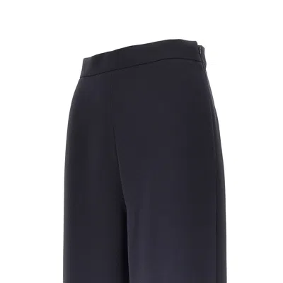 Max Mara Cady Wide-leg Pants In Blue