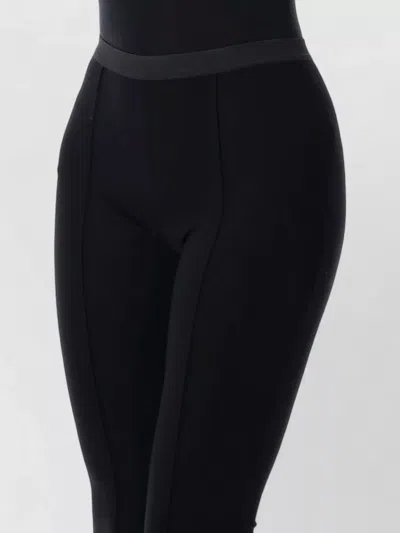 The Garment Ultra Long Trousers Size 6 With Flared Hem In Black