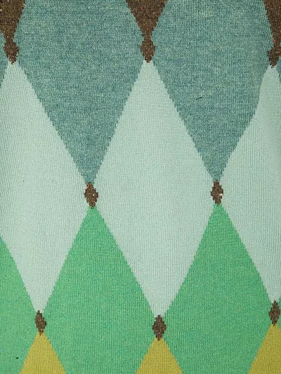 Ballantyne V Neck Pullover With Diamonds