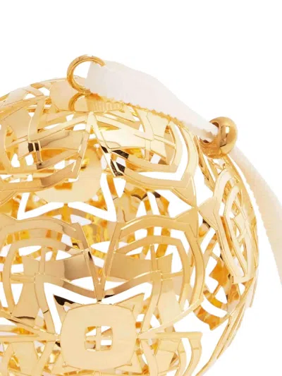 Christofle Geometric-pattern Bauble In Gold