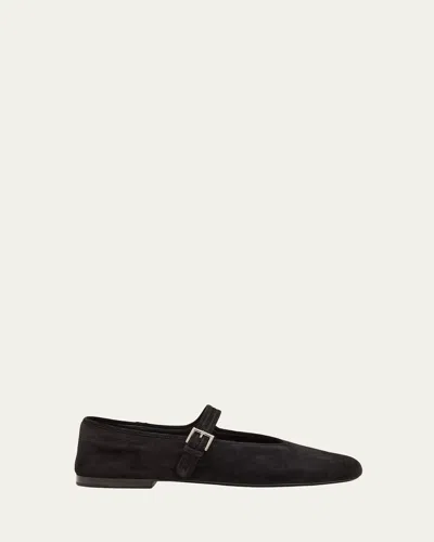 The Row Boheme Mj Ballet Flats In Nappa Leather In Black