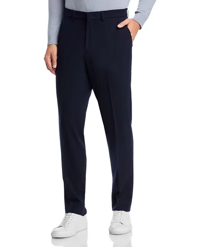 Vince Basic Regular Fit Stretch Wool Suit Pants In Blue