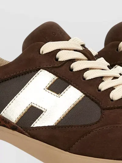 Hogan Maxi Active Lace Up Leather Sneakers In Multi