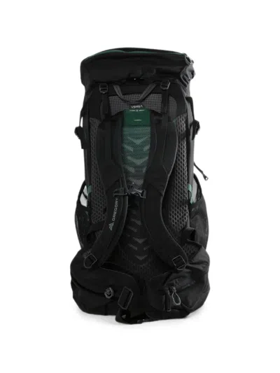 Gregory Stout Buckle-fastening Mesh-panel Backpack In 블랙