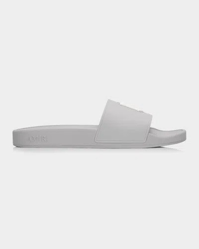 Amiri Ma Logo Pool Slides In Multi