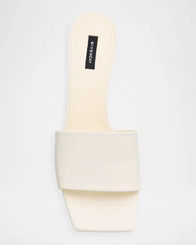 Givenchy 65mm Logo Heel Leather Mule Sandals
