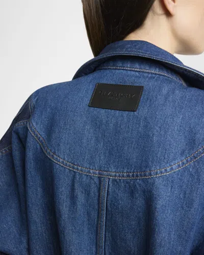 Givenchy Paneled Denim Bomber Jacket